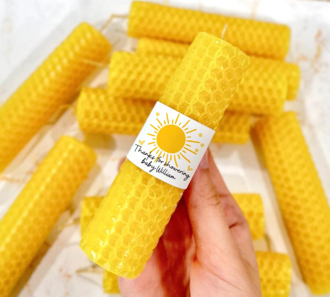 Sunshine Candle Favors Here Comes the Son Sun Baby Shower Decorations, First Trip Around the Sun ... | Etsy (US)