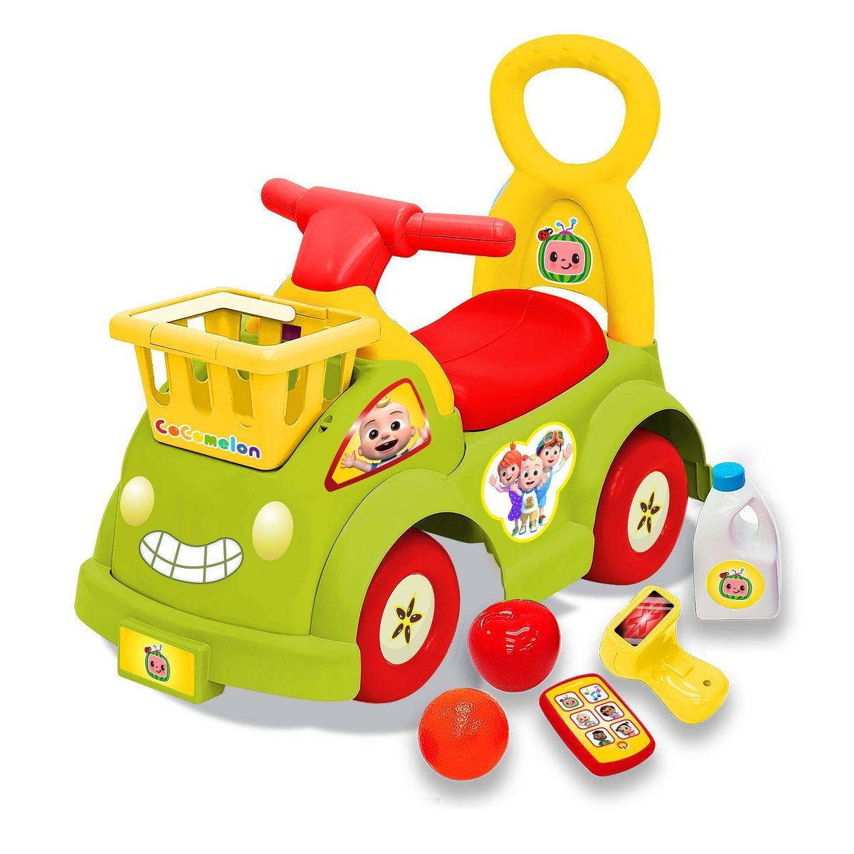 Cocomelon Healthy Habits Kids' Ride-On with Sound,Songs, Lights and Bonus Toys | Target