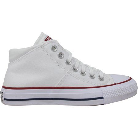 Converse Women s Chuck Taylor All Star Madison Mid Top Sneaker White/White/White 5 M US | Walmart (US)