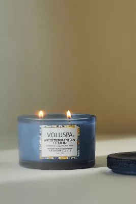 Voluspa Mediterranean Lemon Maison Jar Candle | Anthropologie (US)