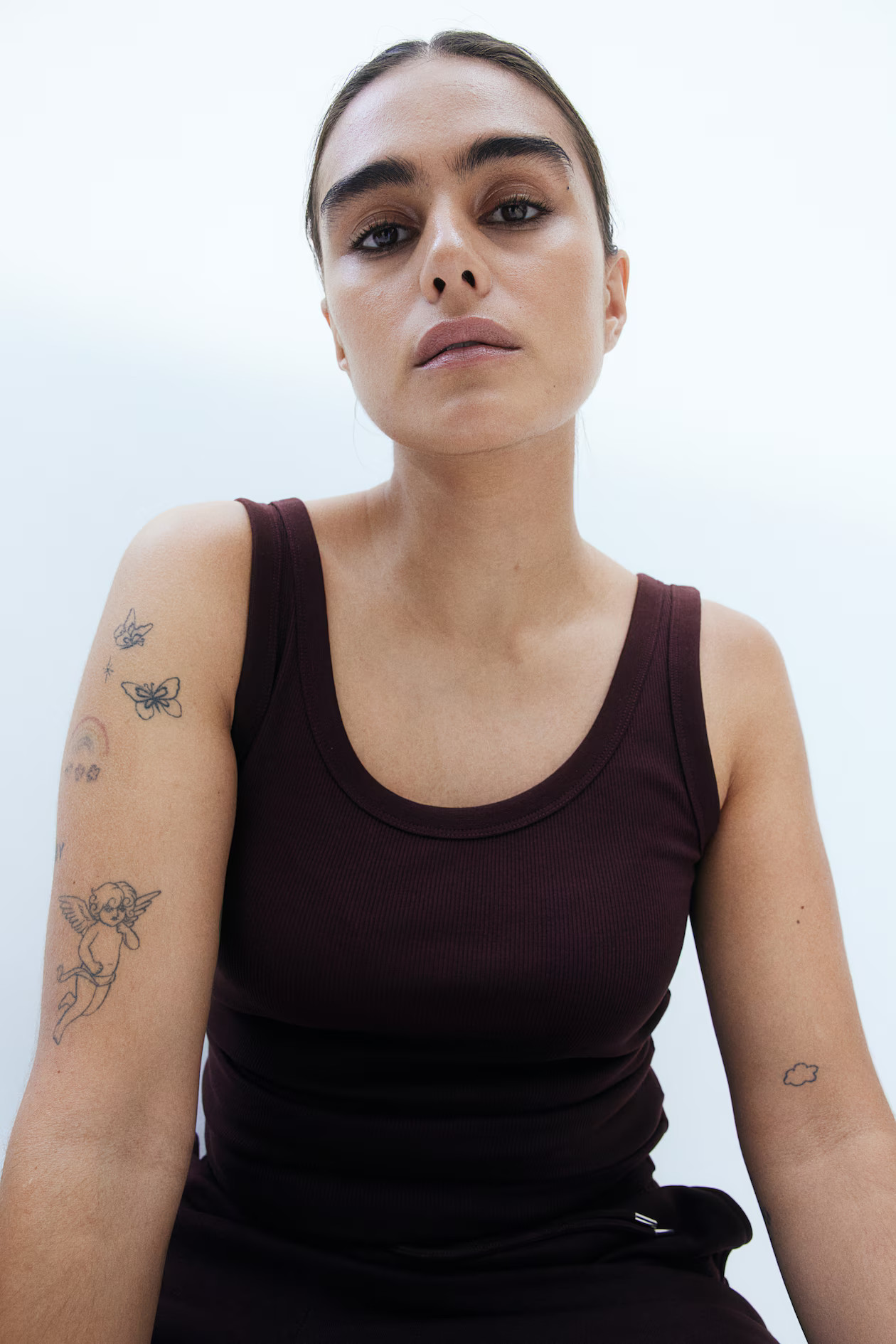 Ribbed vest top | H&M (UK, MY, IN, SG, PH, TW, HK)