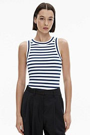 Stripe Bind Detail Tank | Witchery (AU)