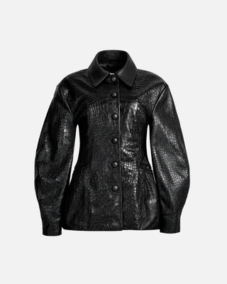 Gia Leather Jacket | DUCIE
