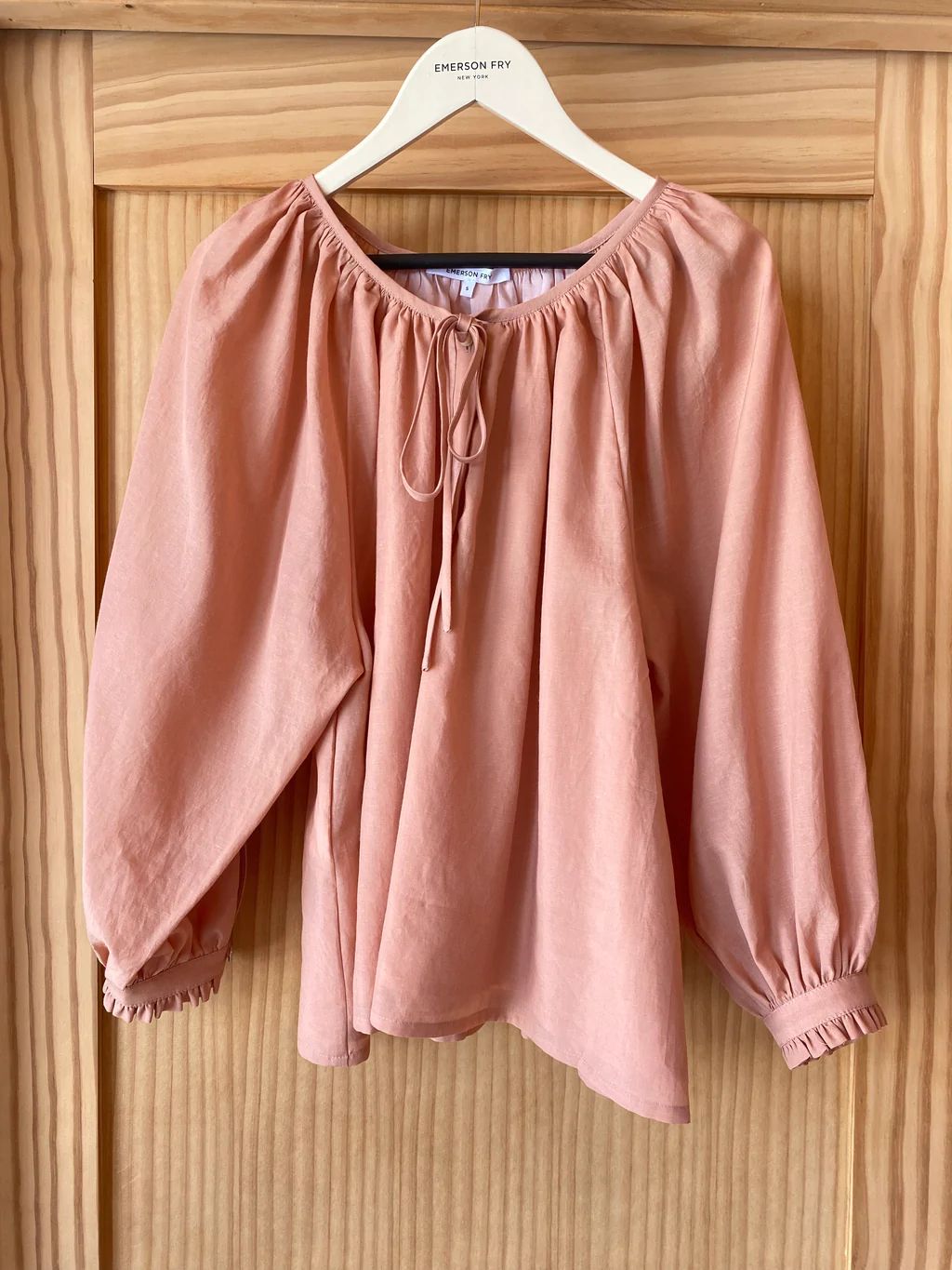 Lucy 2 Blouse - Ballet Pink | Emerson Fry