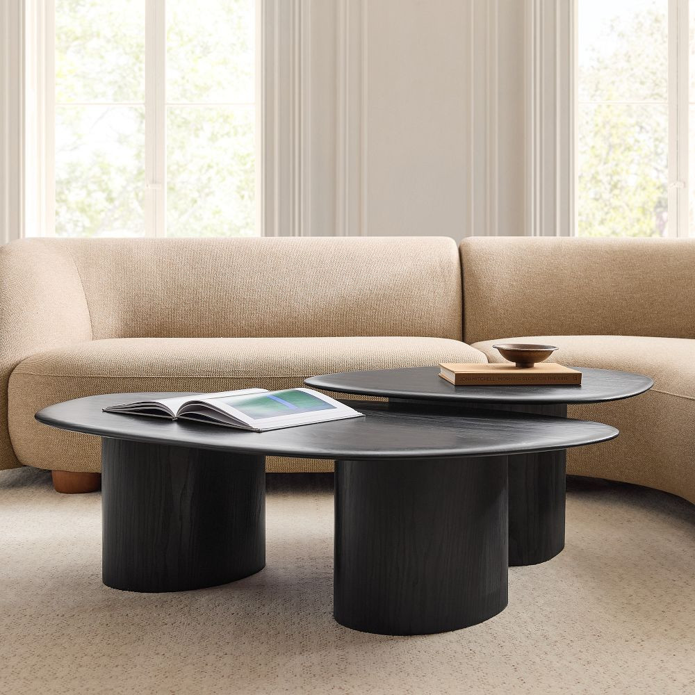 Organic Modular Coffee Table (31"&ndash;50") | West Elm (US)