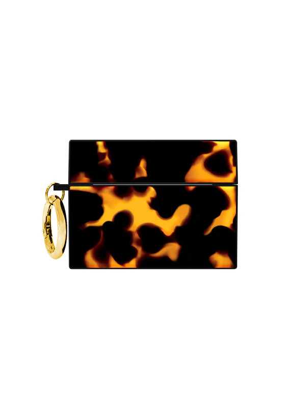 SQUARE® Tortoise Print AirPods Case | FLAUNT