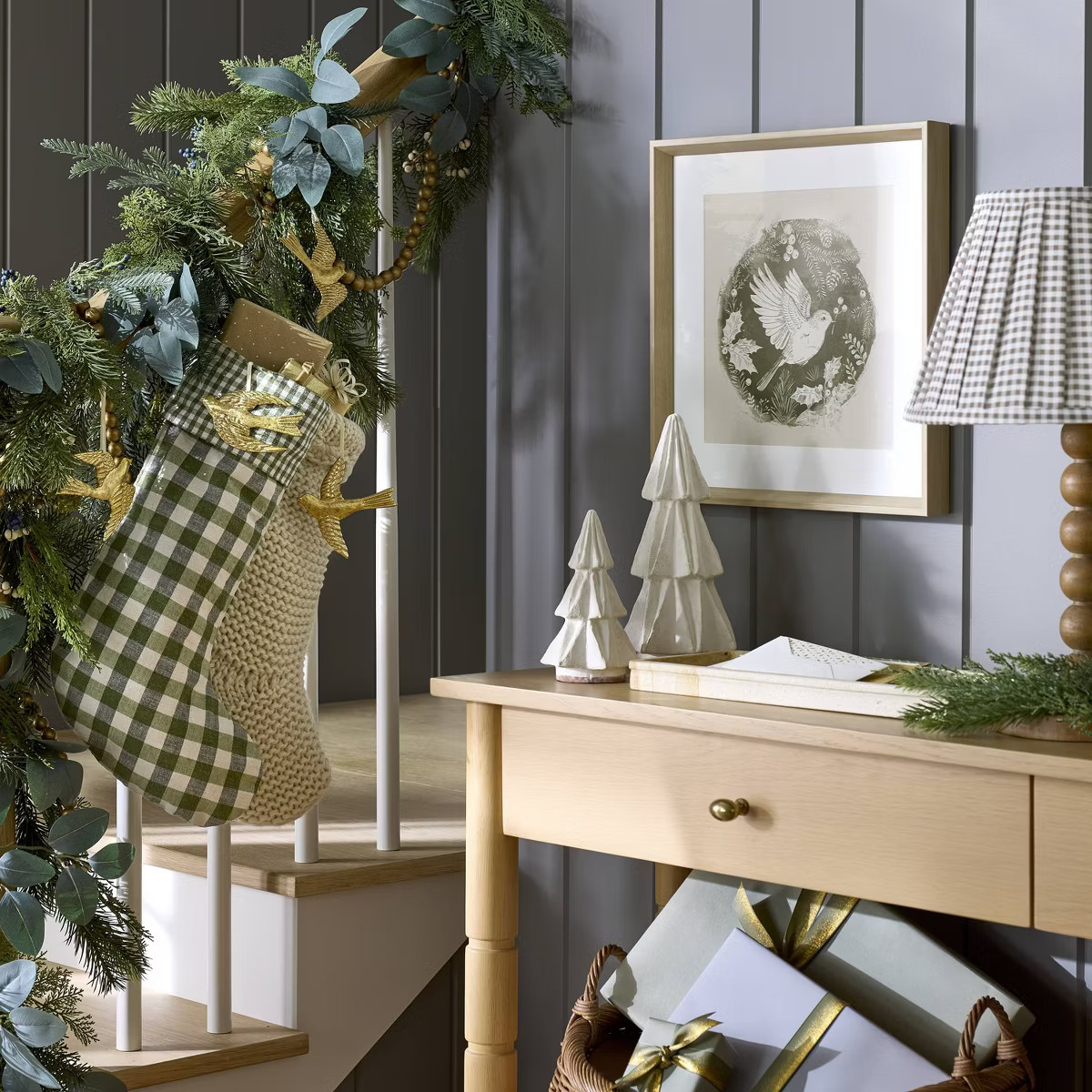 4pc Hammered Gold Metal Bird Ornaments Gold - Threshold™ designed with Studio McGee | Target