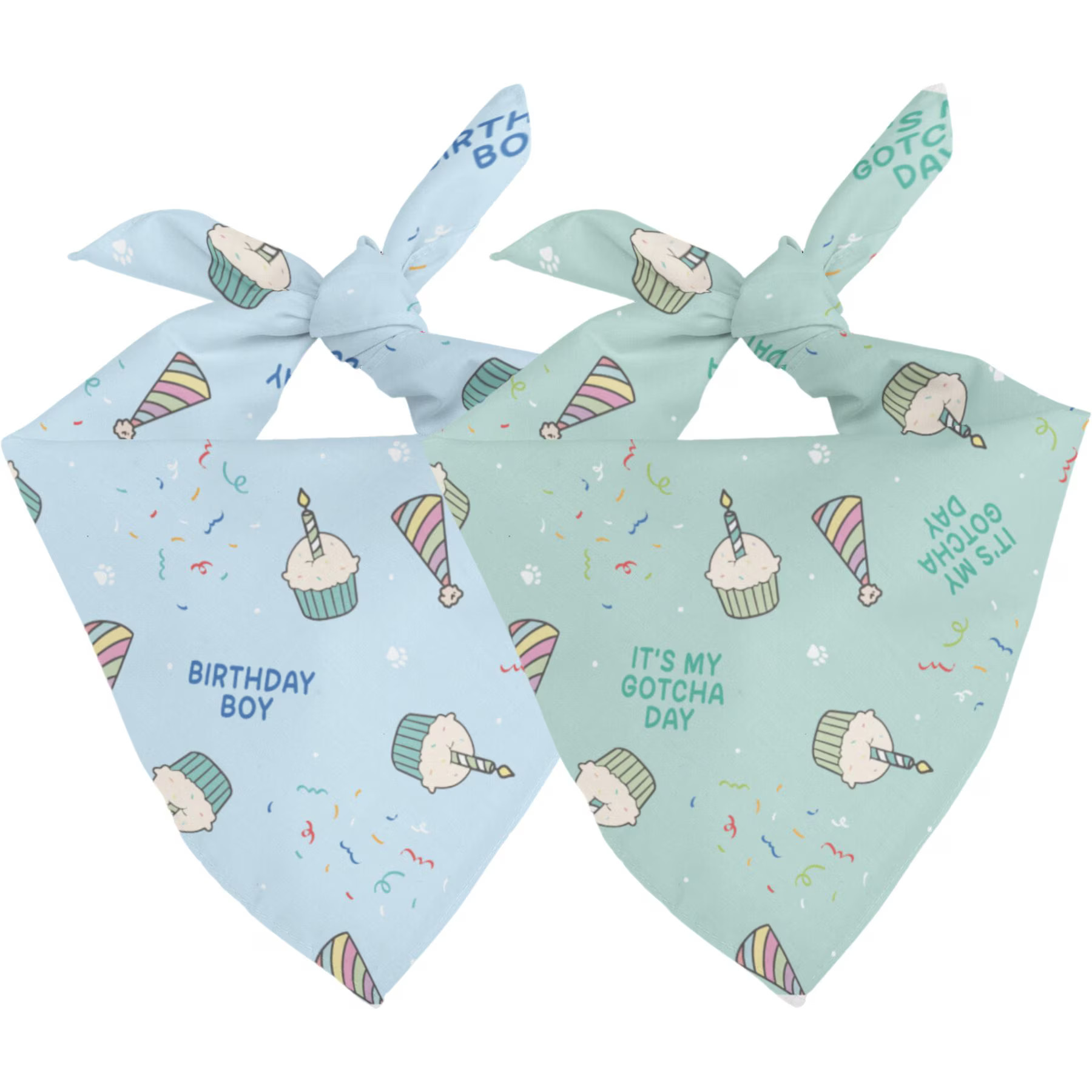 Dog Bandana Co. Birthday Boy & Gotcha Day Dog Bandana, Medium | Chewy