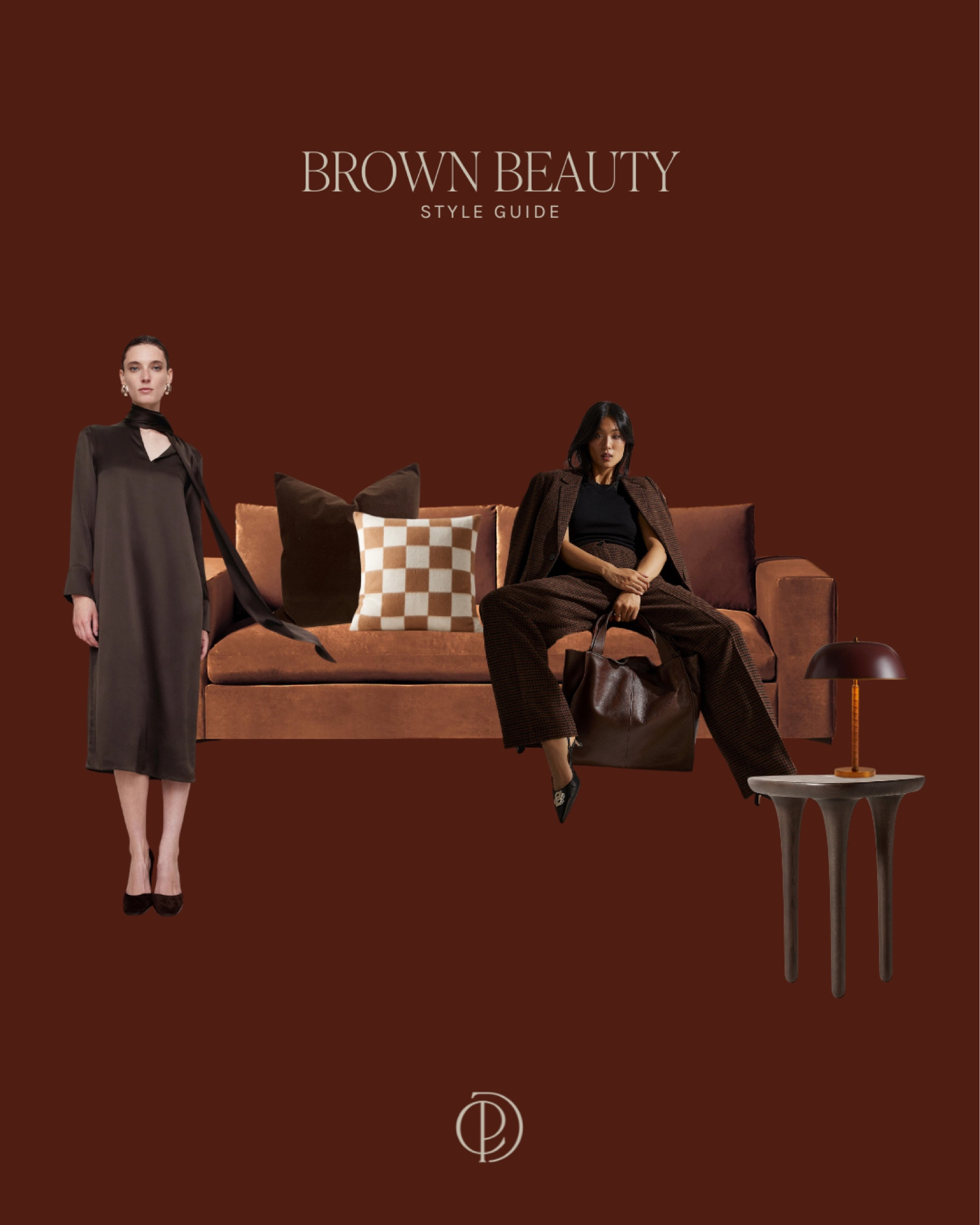 Brown Fashion | Furniture and Decor | Moody | Brown | Midi Dress | Silk | Banana Republic | Crate & Barrel | CB2 | Simons | Wool Pleated Wide Leg Pant | Business Casual | Workwear | Patterned | Table Lamp | Jake Arnold | Suede | Stemless Wine Glasses | Smoke | Glassware | Velvet Sofa | Copper | Performance | Side Table | Oak Wood | Checkered | Throw Pillow Cover

#LTKautumn #LTKworkwear #LTKstyletip