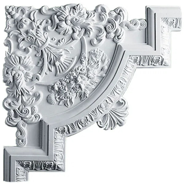 Emery 15 3/4" H x 15 3/4" W x 1 1/8" D Panel Moulding Corner Wall Niche/Cove | Wayfair North America