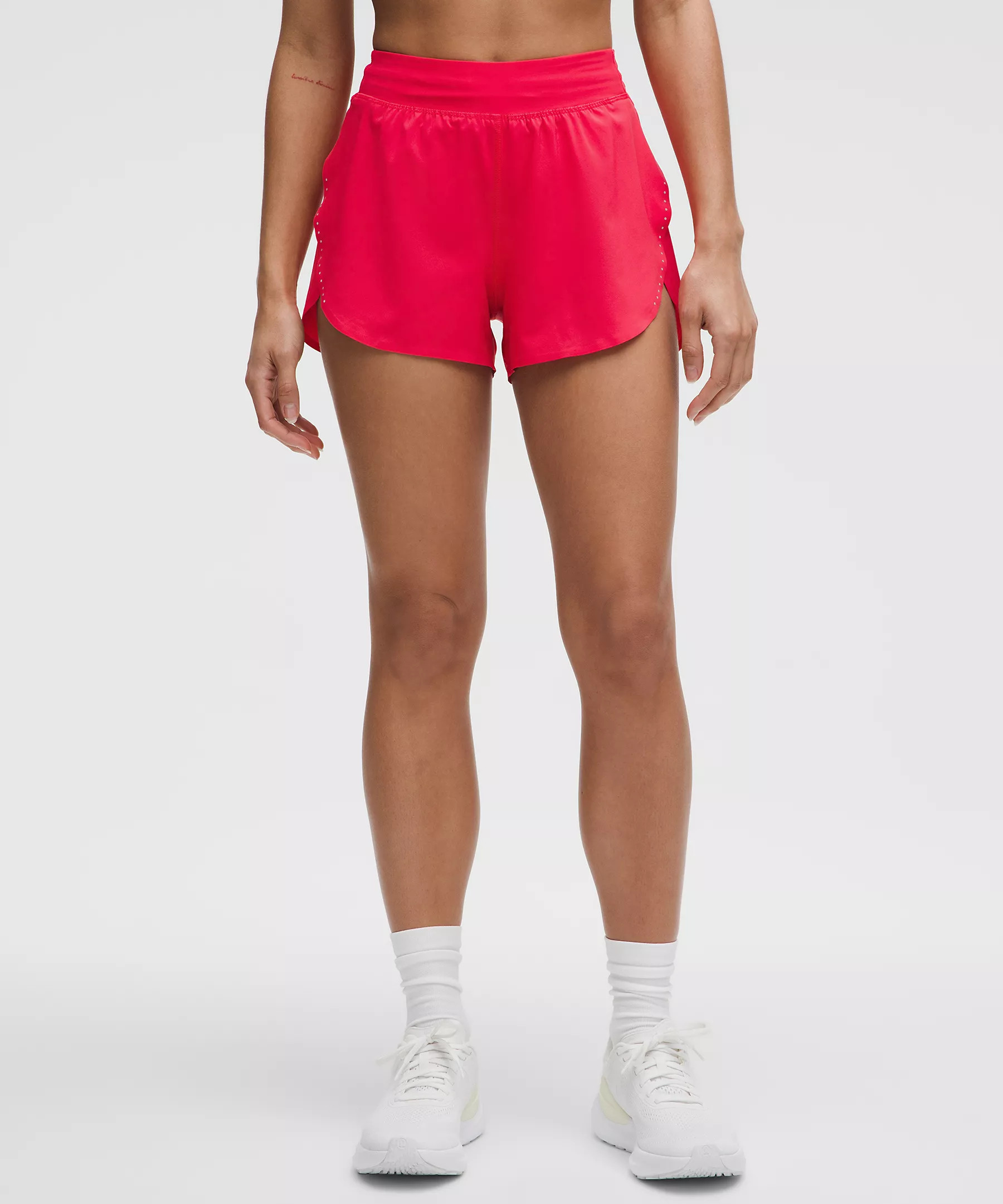 Fast and Free High-Rise Classic-Fit Split Short 3" | Women's Shorts | lululemon | Lululemon (US)