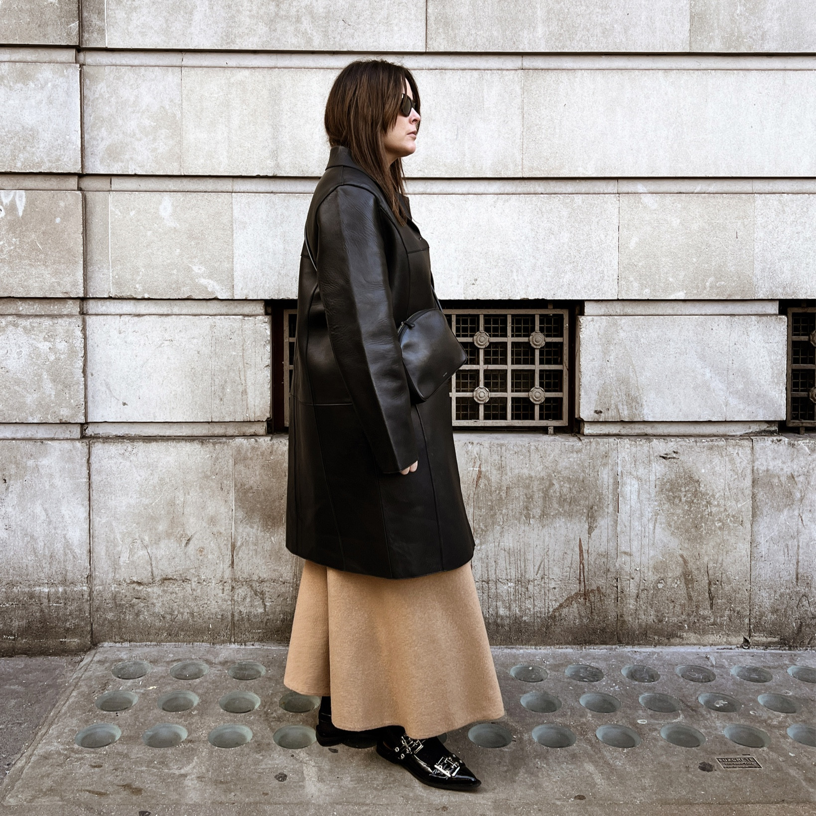 Leather coat and merino skirt and matching cardigan 


#LTKstyletip #LTKmidsize #LTKeurope