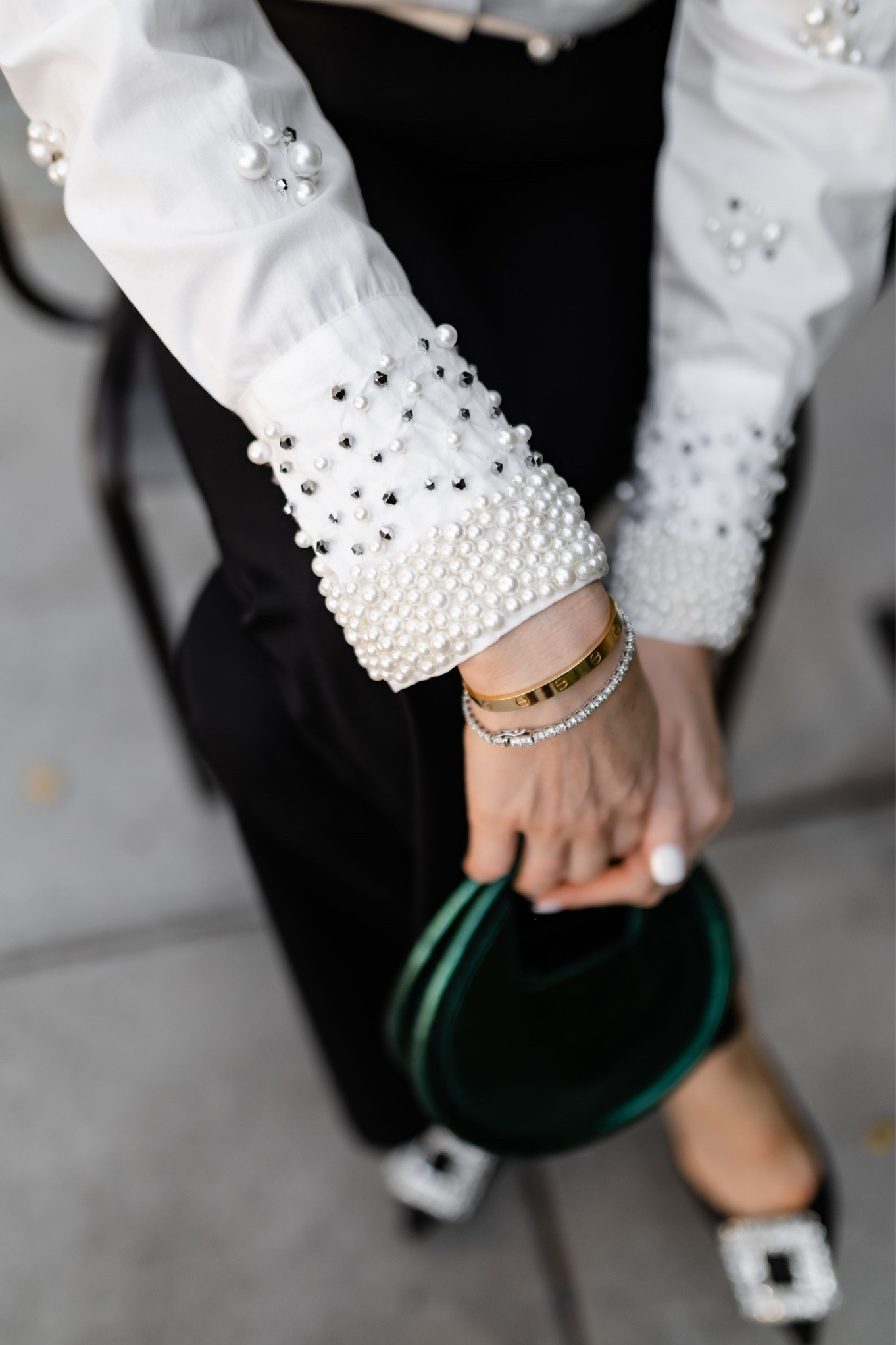 I’ve been shopping @Anthropologie for as long as I can remember. They have such special pieces and I know so many of you shop there too. I am so thrilled to share this highly requested blouse with you in more detail because it is just that good! If you're going out for a girls night or just need a little sparkle in your life, this blouse is for you.  The pearls and rhinestones on this shirt are unique, like many of the new fall items found in the store. When I want a specialty piece I know I can find one at Anthropologie. 
#MyAnthropologie #Anthropartner #ad

#LTKstyletip #LTKSeasonal #LTKshoecrush