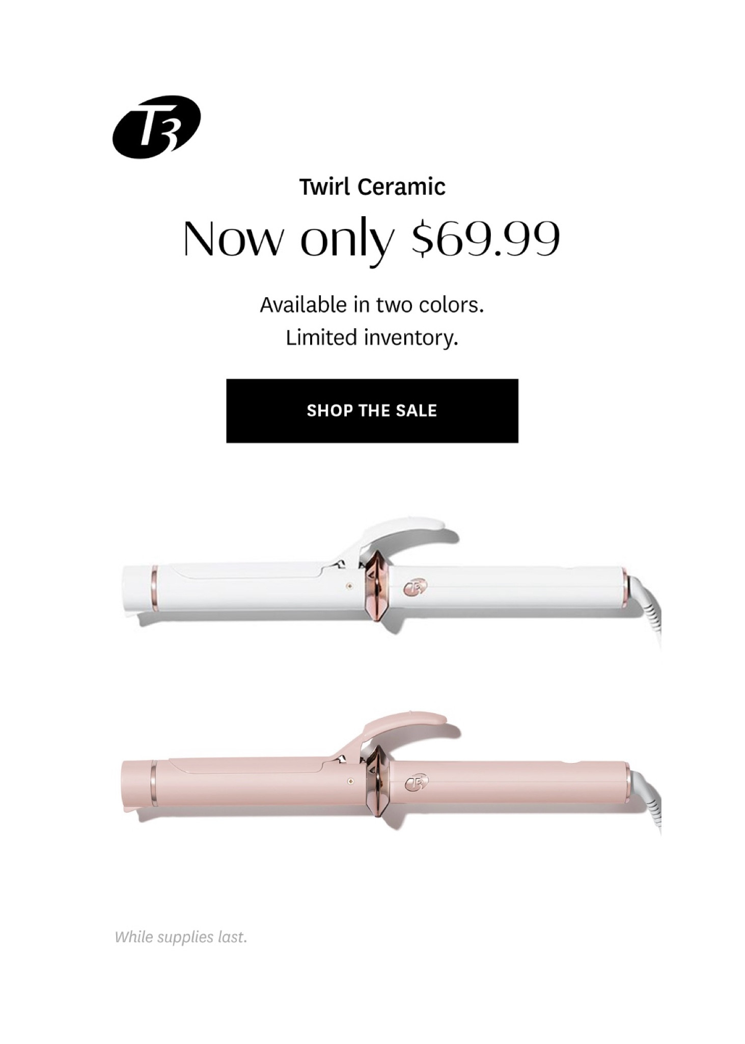 T3 sale 


#LTKbeauty #LTKsummer #LTKsale