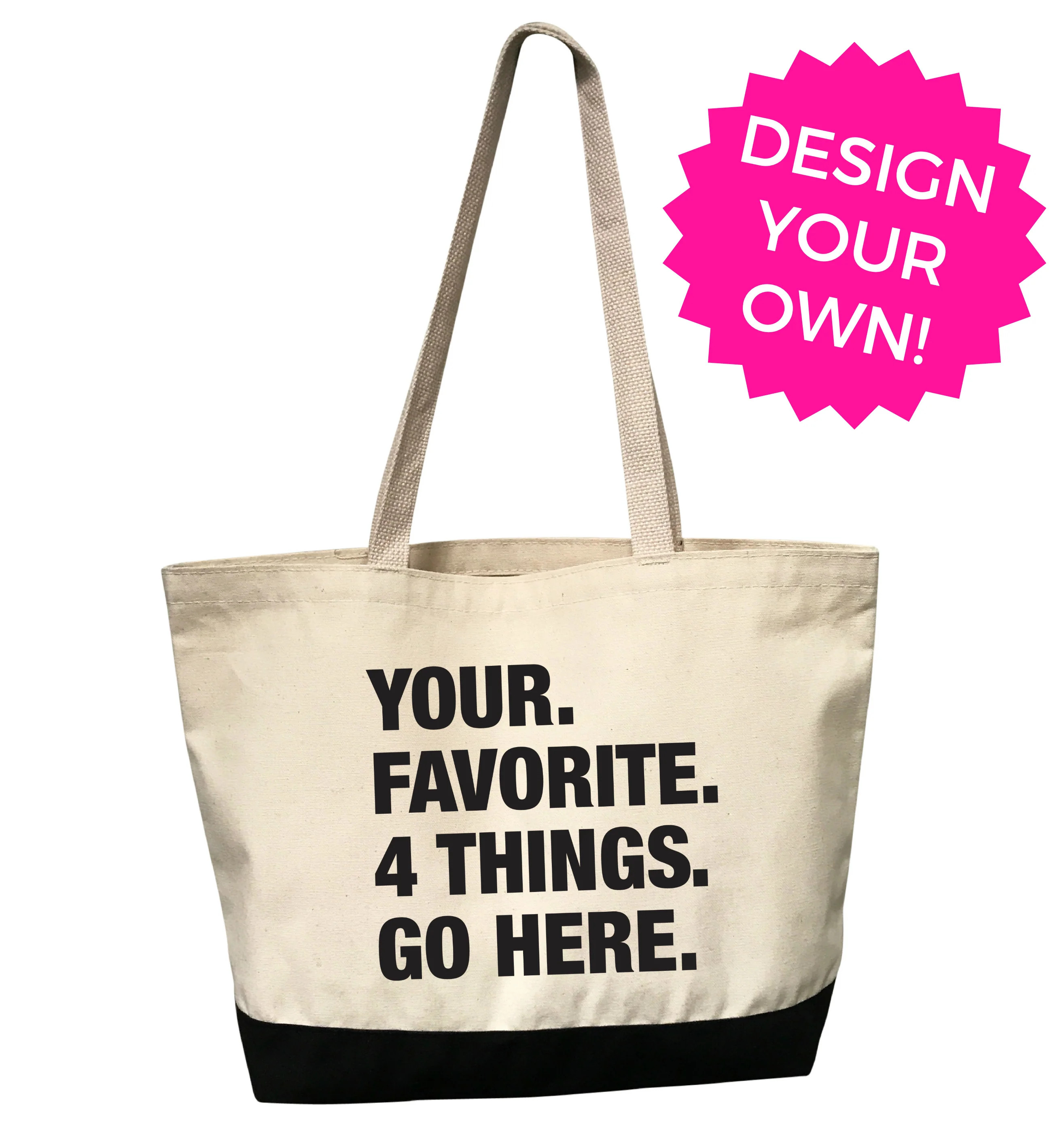 4 THINGS\u00ae PERSONALIZED TOTE BAG (CUSTOM PRE-ORDER) | The Shop Forward