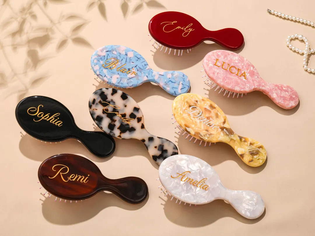 Personalized Engraved Comb, Mini Hair Comb, Bridesmaid Hair Comb, Custom Purse Comb, Pocket Comb ... | Etsy (US)