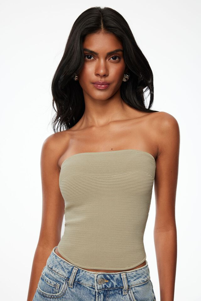 Ribbed Tube Top | Dynamite Clothing