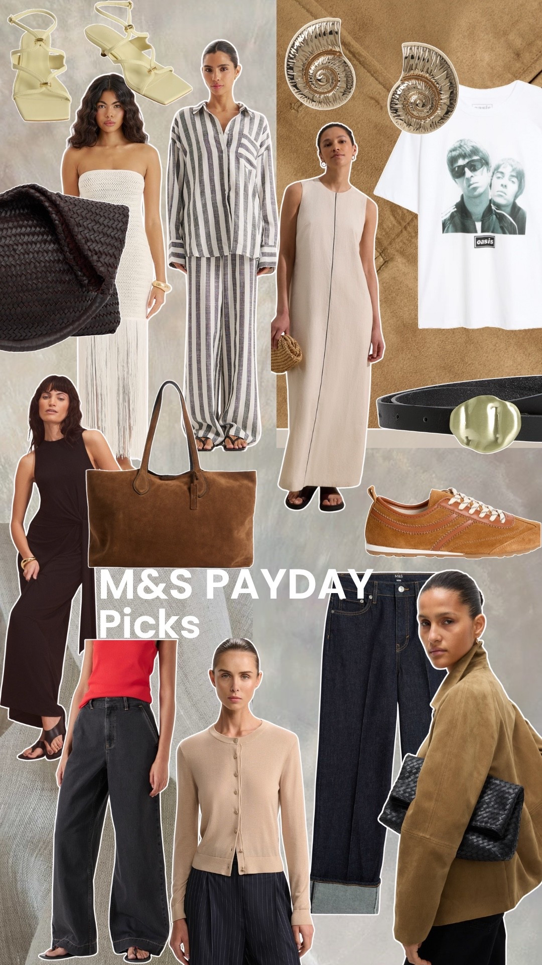 Marks & Spencer payday picks - M&S New In

Blue jeans - suede jacket - suede trainers - suede handbag - oasis t-shirt - transitional wardrobe staples - cardigan - autumn capsule wardrobe - linen 

#LTKautumn #LTKjeans #LTKsummer