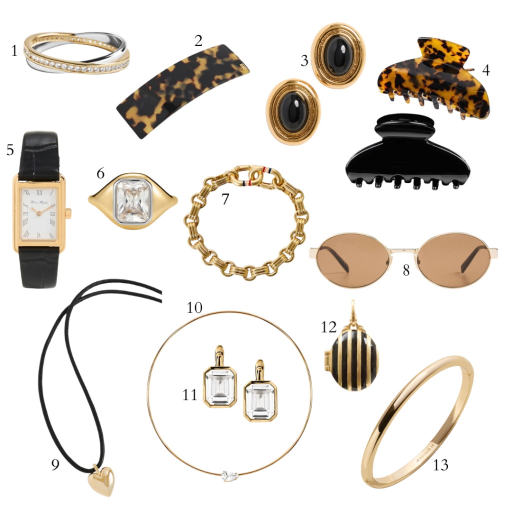 BLACK, GOLD AND BOLD JEWELRY EDIT 

 