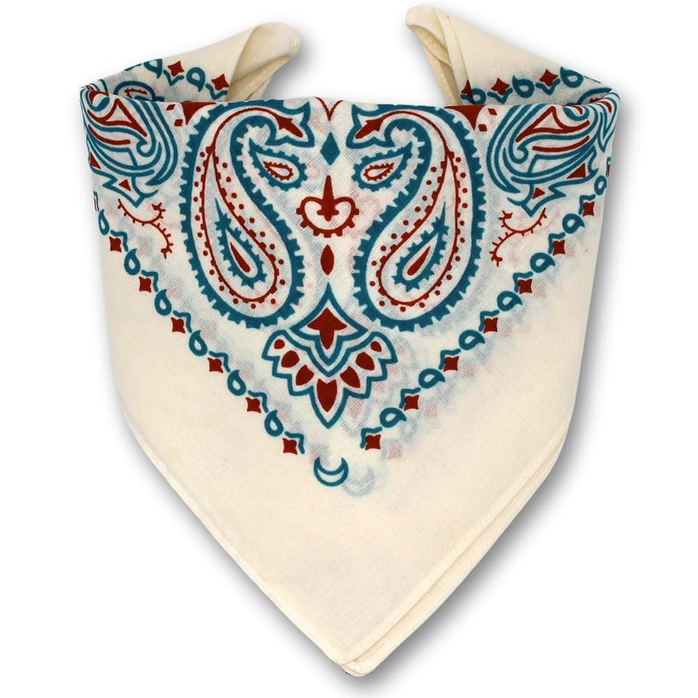 Bandanas in Premium Soft Cotton for Men Women Kid Bandana Paisley Scarf Neckerchief Bulk or Singl... | Amazon (US)