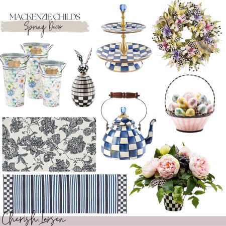 Mackenzie Childs Spring & Easter home decor! Linked some rugs, kitchen items, decorative accents and more! 

#LTKhome