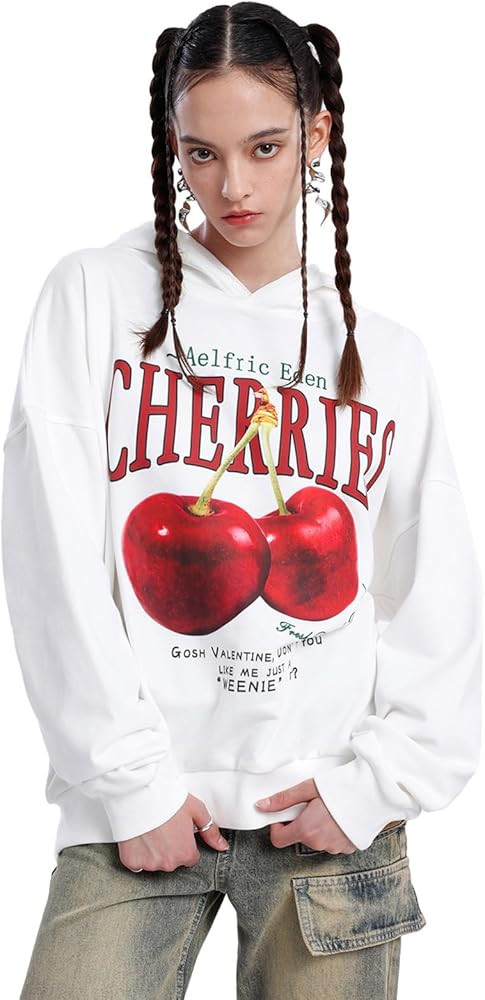 Aelfric Eden Men’s Novelty Cartoon Graphic Hoodies Streetwear Hooded Sweatshirt Pullover Hip Ho... | Amazon (US)