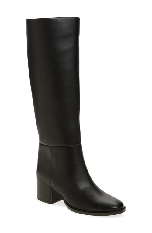 Nordstrom Hanna Tall Boot in Black at Nordstrom, Size 9.5 Regular Calf | Nordstrom