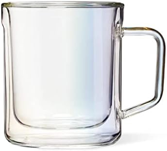 Amazon.com: Corkcicle Glass Mug Set of 2, Double-Walled Insulated Cup Perfect Coffee, Wine, Beer,... | Amazon (US)