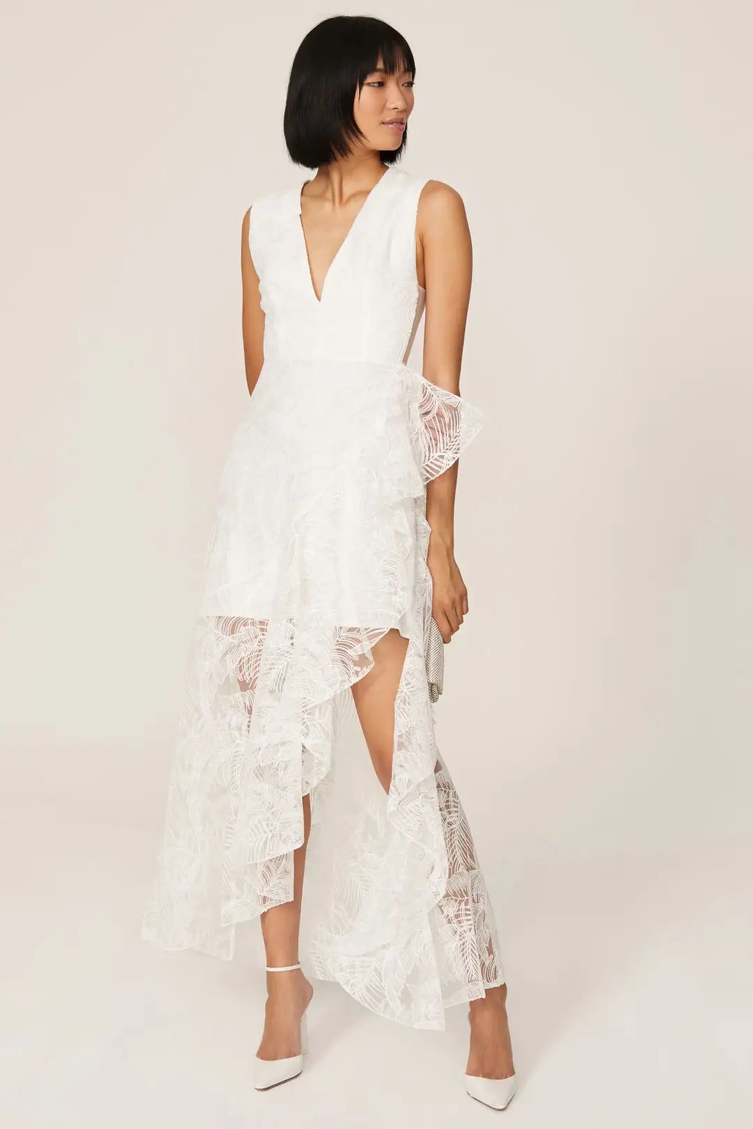 ONE33SOCIAL Embroidered Lace Dress | Rent the Runway