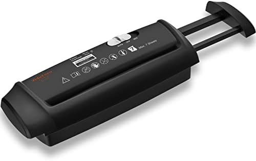 Paper Shredder Without Basket,VidaTeco 7-Sheet Strip Cut Shredder for Home Use,Mini Paper Shredder A | Amazon (US)