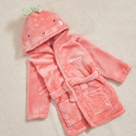 Personalised Strawberry Fleece Robe | My 1st Years (Global)