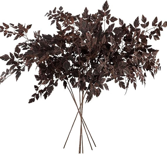 MISSPIN Artificial Fall Leaves Stems, 8 PCS Fall Decorations for Indoor Outdoor Halloween Thanksg... | Amazon (US)