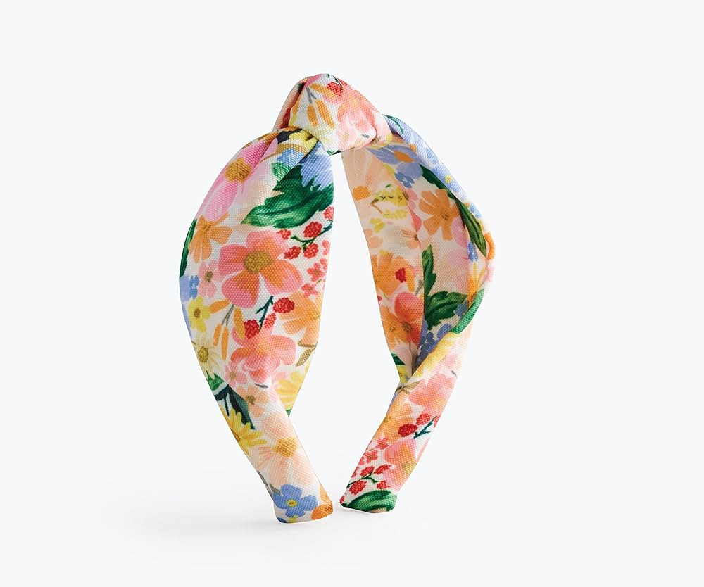 RIFLE PAPER CO. Marguerite Headband, Knotted Fabric Headband, Bright Floral Pattern, Design Print... | Amazon (US)