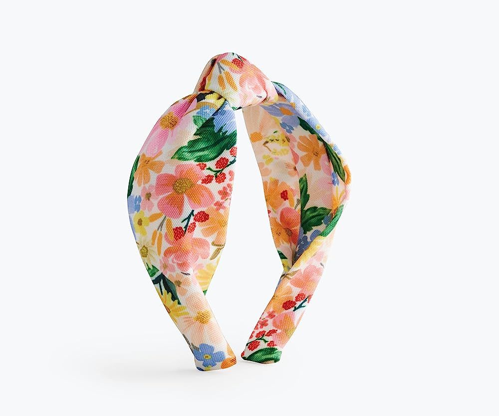 RIFLE PAPER CO. Marguerite Headband, Knotted Fabric Headband, Bright Floral Pattern, Design Print... | Amazon (US)