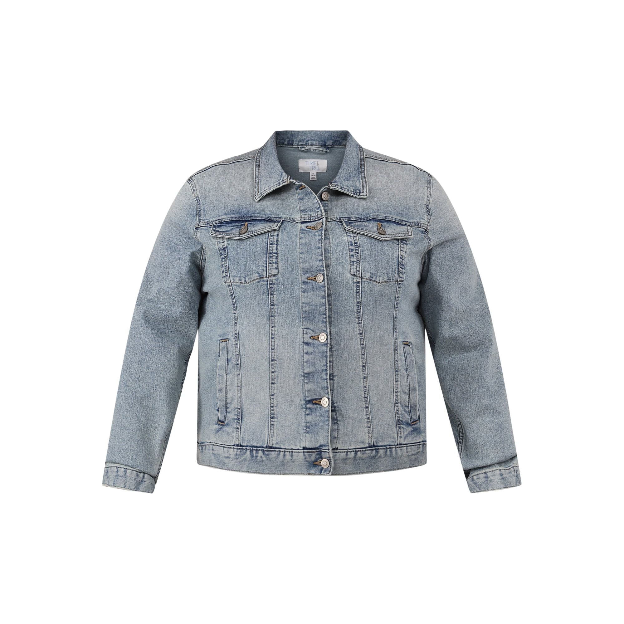 Time and Tru Women's Denim Jacket, Sizes XS-XXXL | Walmart (US)