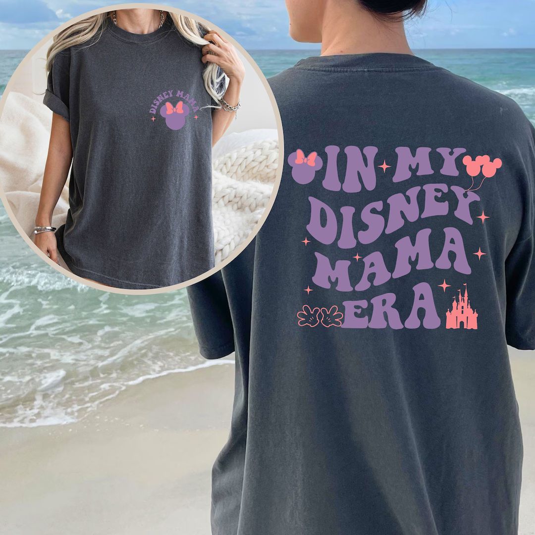 Comfort Colors® Disney Mama Shirt, in My Disney Mama Era Shirt, Mothers Day Shirt, Gift for New ... | Etsy (US)