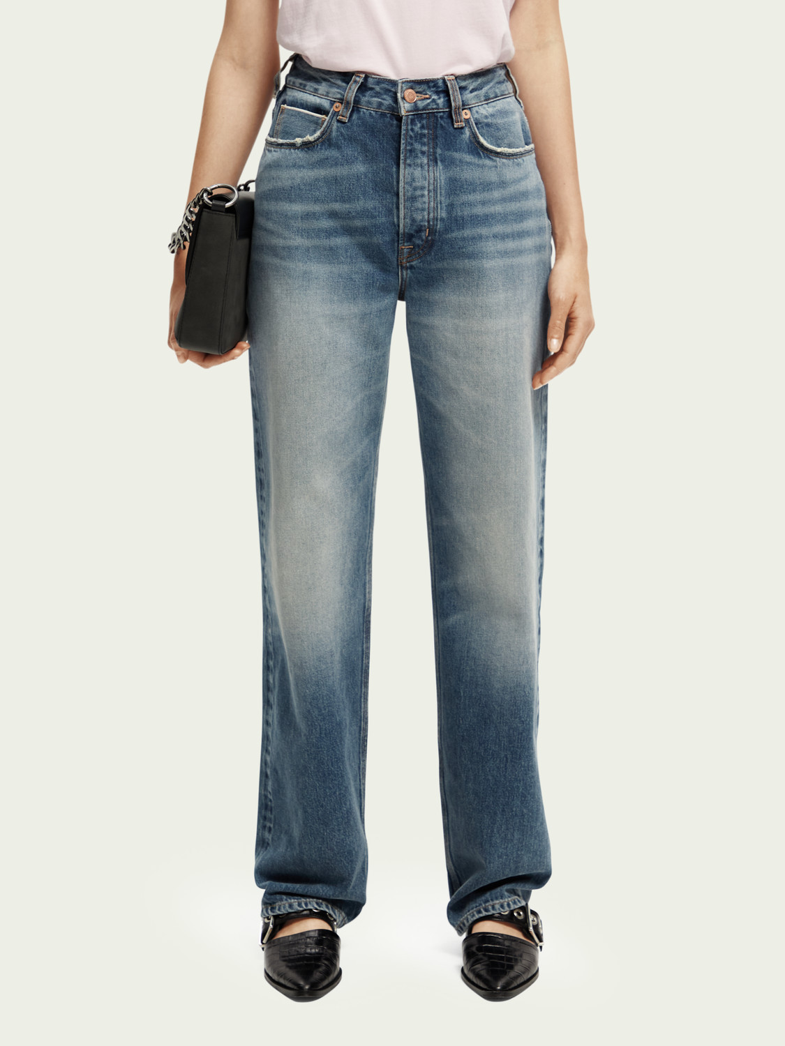 The Ripple premium selvedge jeans met rechte pijpen
    
        
        
            | Dames | Scotch & Soda NL