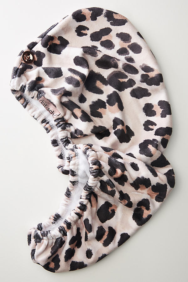 KITSCH Cleanse Ritual Microfiber Hair Towel By KITSCH in Pink | Anthropologie (US)