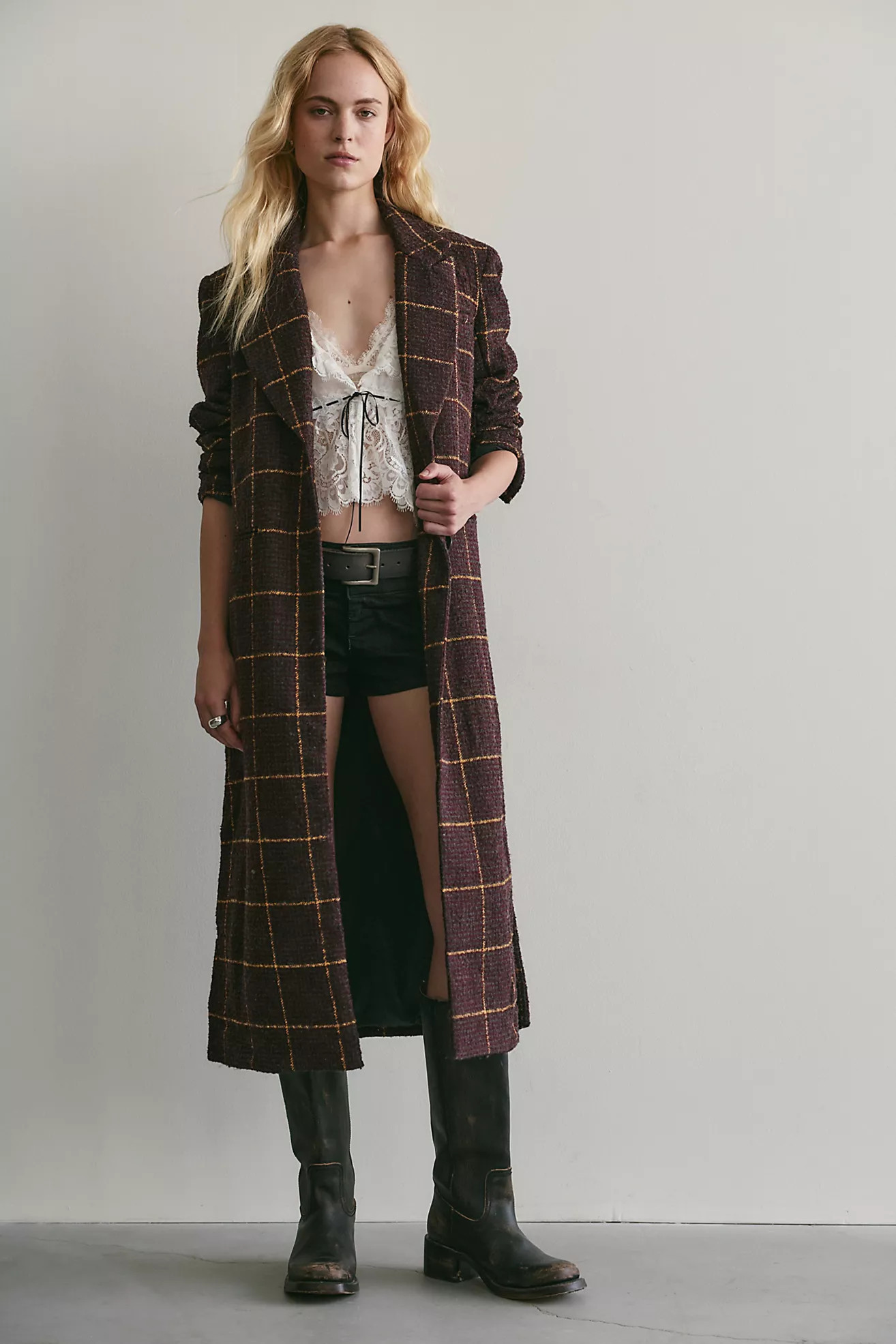 Hailey Tweed Duster | Free People (Global - UK&FR Excluded)