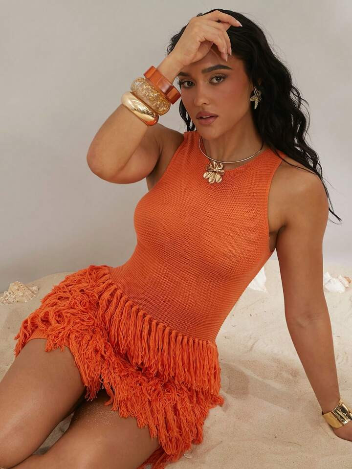 Orange Dress  | SHEIN