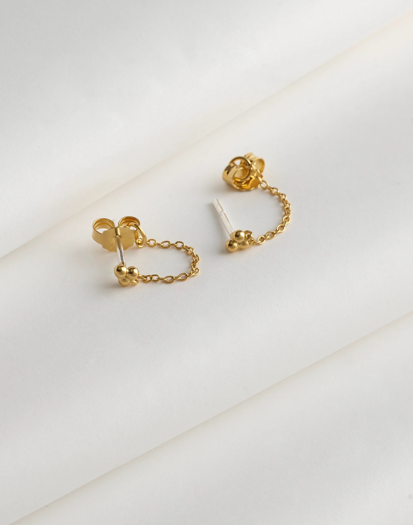 Demi-Fine Chain Stud Earrings | Madewell | Madewell