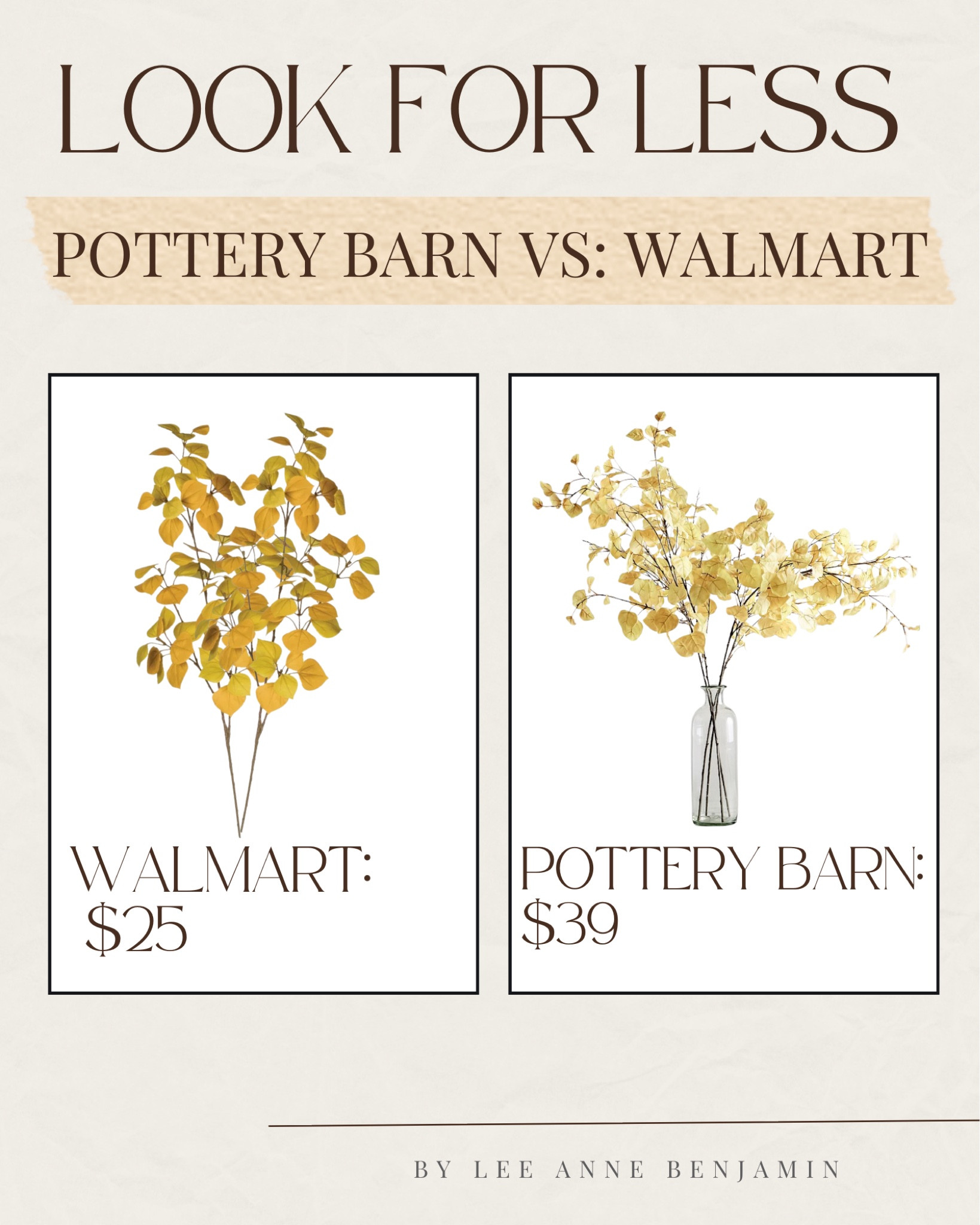 Pottery Barn look for less faux stems from Walmart!

#LTKHome #LTKFindsUnder50 #LTKSaleAlert