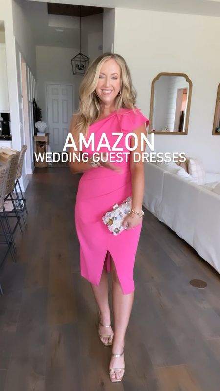 Amazon fashion amazon finds wedding guest dress cocktail dress formal dress black tie dress

#LTKunder50 #LTKwedding