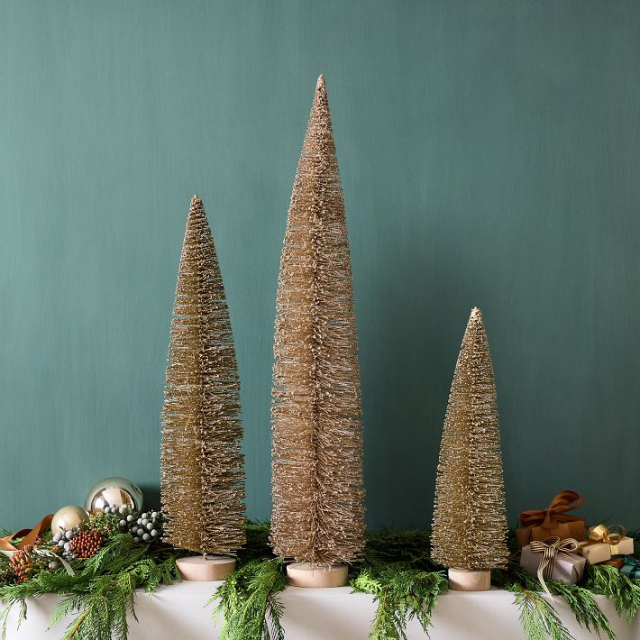 Champagne Bottle Brush Trees | West Elm (US)