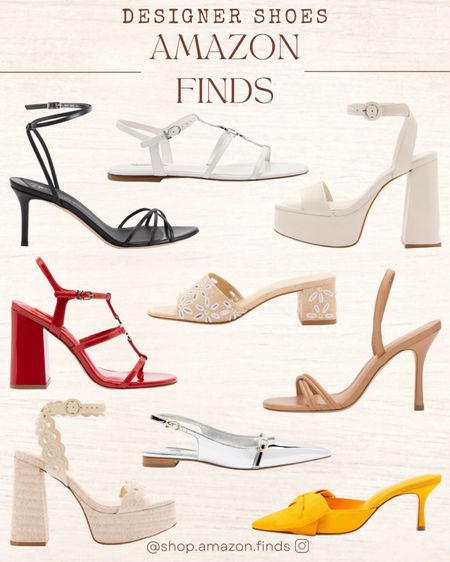 Designer heels, sandals, and ballet flats from Amazon.

#LTKshoecrush #LTKstyletip