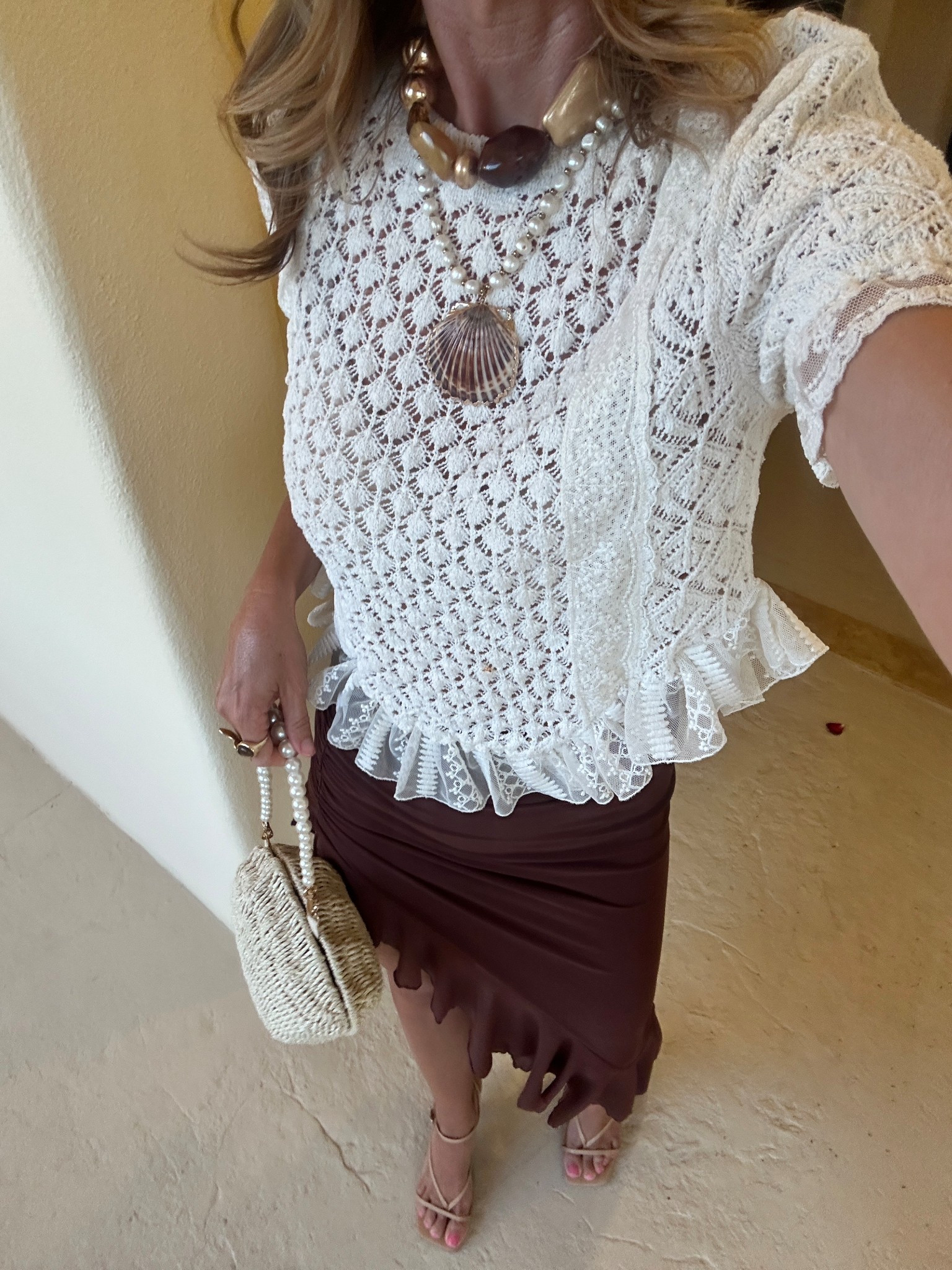 Tonight’s dinner outfit
Amazon skirt size xs
Top is old but linked similar
Resort wear style


#LTKFindsUnder50 #LTKSummerEdit #LTKSaleAlert