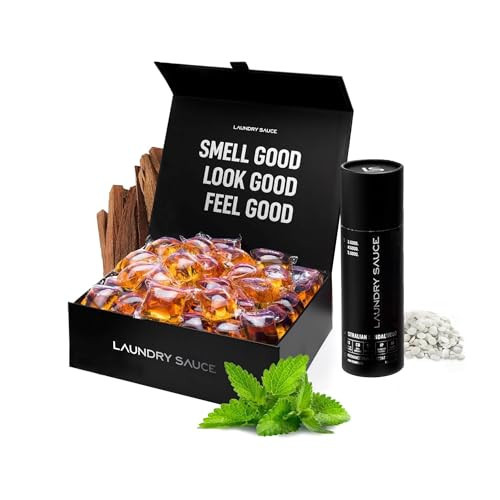 Laundry Sauce - Luxury Scented Laundry Detergent Pods & Scent Booster Bundle (Australian Sandalwood), Premium Laundry Washing Pods with High-End, Sophisticated Fragrances, Dye Free & HE Compatible | Amazon (US)