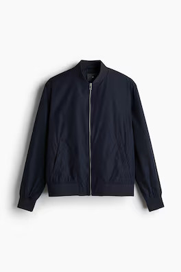 Jack van wolmix - Regular Fit - Lange mouwen - Normale lengte - Donkerblauw - HEREN | H&M NL | H&M (DE, AT, CH, NL, FI)