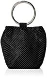 Jessica McClintock Womens Gwen Ball Mesh Ring Wristlet Pouch Clutch, Black | Amazon (US)