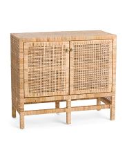 Nabiel Rattan Wrap 2 Drawer Cabinet | Marshalls